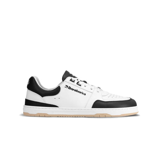 Eco-friendly Barefoot Sneakers Barebarics Wave - White & Black