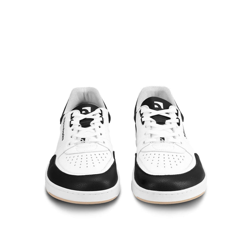 Load image into Gallery viewer, Eco-friendly Barefoot Sneakers Barebarics Wave - White &amp; Black
