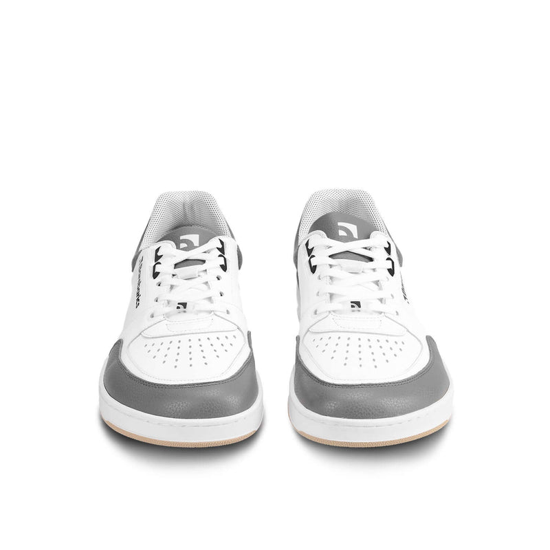 Load image into Gallery viewer, Eco-friendly Barefoot Sneakers Barebarics Wave - White &amp; Grey
