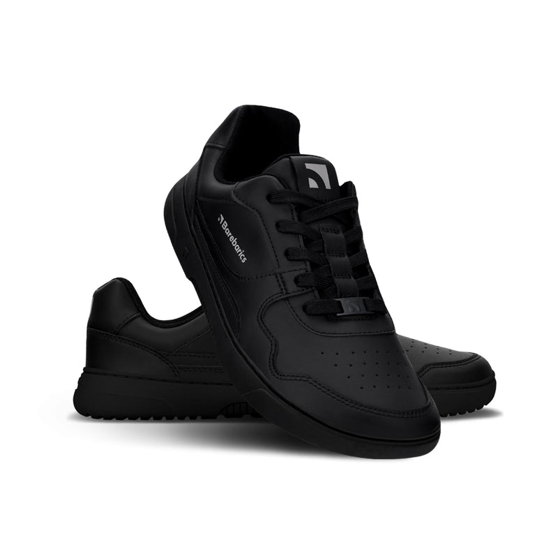 Load image into Gallery viewer, Barefoot Sneakers Barebarics Zing - All Black - Leather
