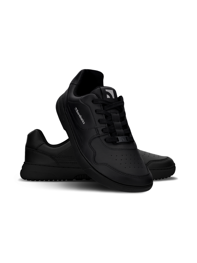 Load image into Gallery viewer, Barefoot Sneakers Barebarics Zing - All Black - Leather
