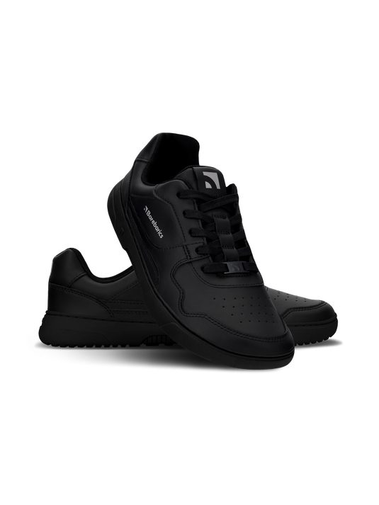 Barefoot Sneakers Barebarics Zing - All Black - Leather