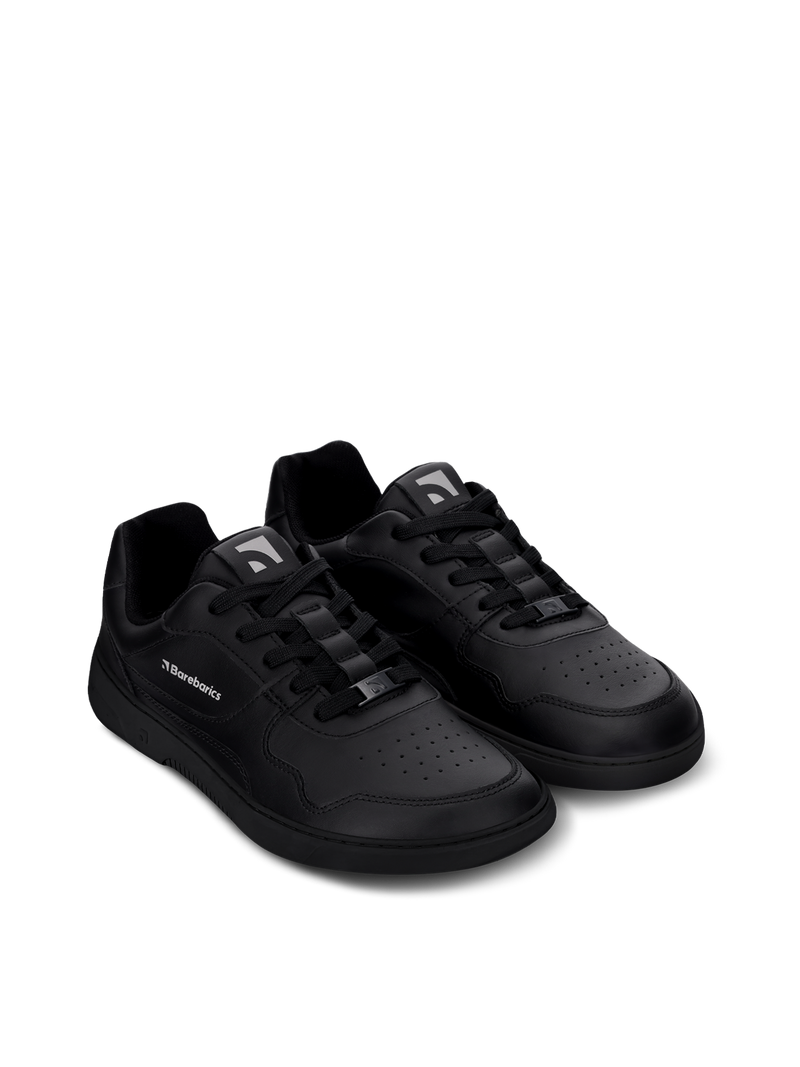 Load image into Gallery viewer, Barefoot Sneakers Barebarics Zing - All Black - Leather
