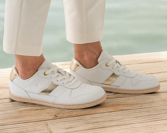 Barefoot Sneakers Be Lenka Cellestia - White & Gold