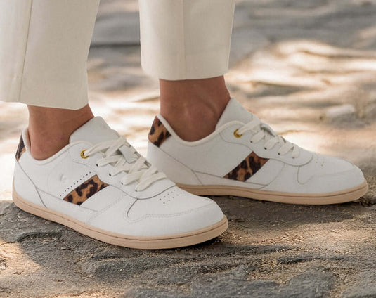 Be Lenka Cellestia Barefoot Sneakers – White Leopard