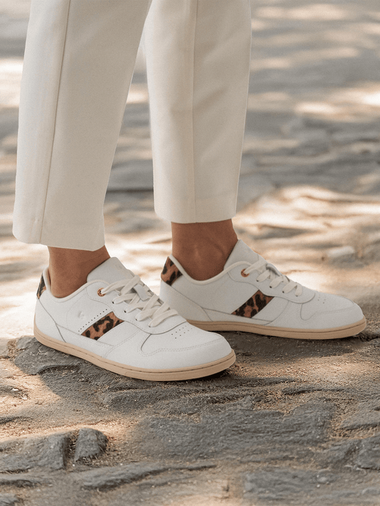 Be Lenka Cellestia Barefoot Sneakers – White Leopard