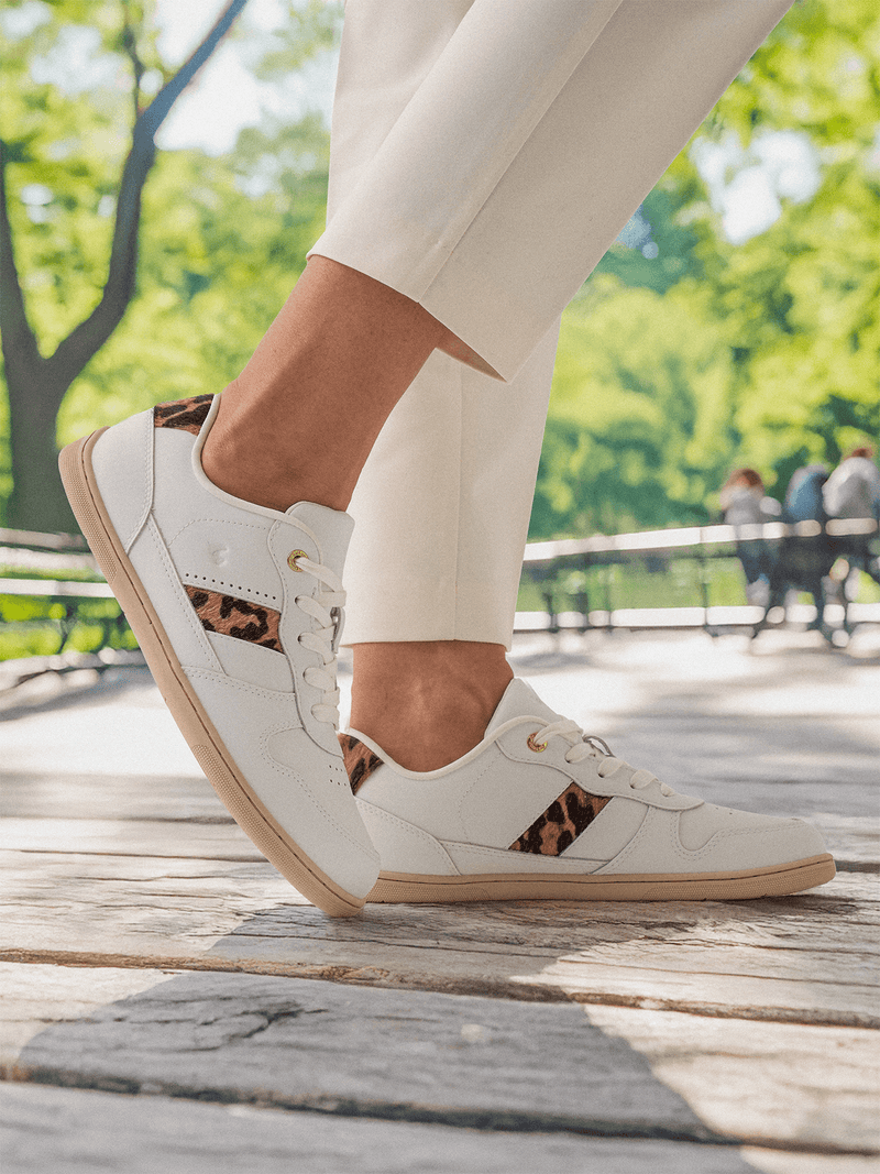 Load image into Gallery viewer, Be Lenka Cellestia Barefoot Sneakers – White Leopard
