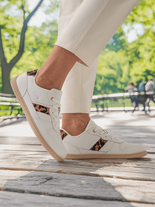 Be Lenka Cellestia Barefoot Sneakers – White Leopard