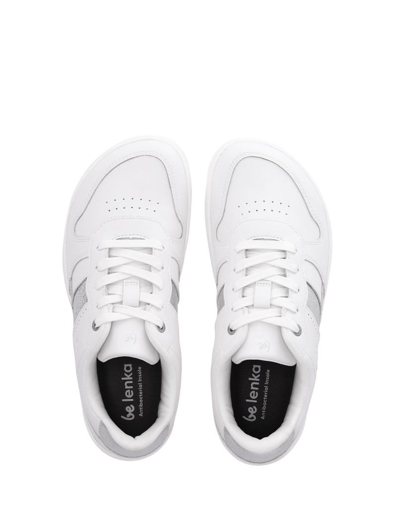 Load image into Gallery viewer, Barefoot Sneakers Be Lenka Cellestia - White &amp; Silver
