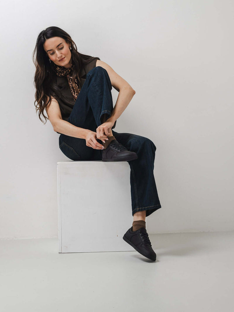 Load image into Gallery viewer, Barefoot Sneakers - Be Lenka Echo - All Black
