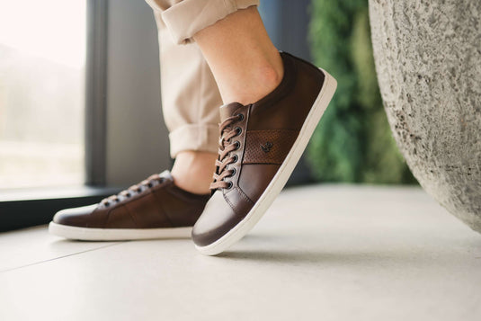 Eco-friendly Barefoot Sneakers Be Lenka Elite - Dark Brown