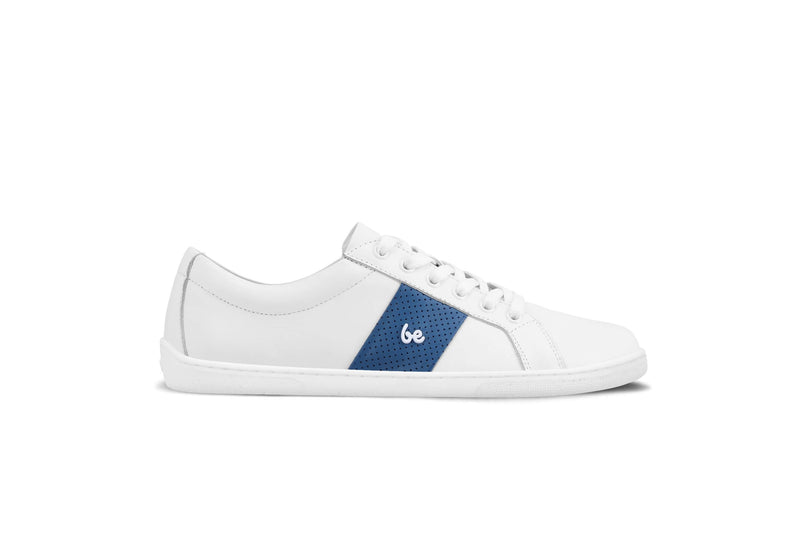 Load image into Gallery viewer, Eco-friendly Barefoot Sneakers Be Lenka Elite - White &amp; Dark Blue
