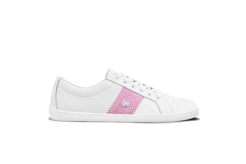 Load image into Gallery viewer, Eco-friendly Barefoot Sneakers Be Lenka Elite - White &amp; Pink
