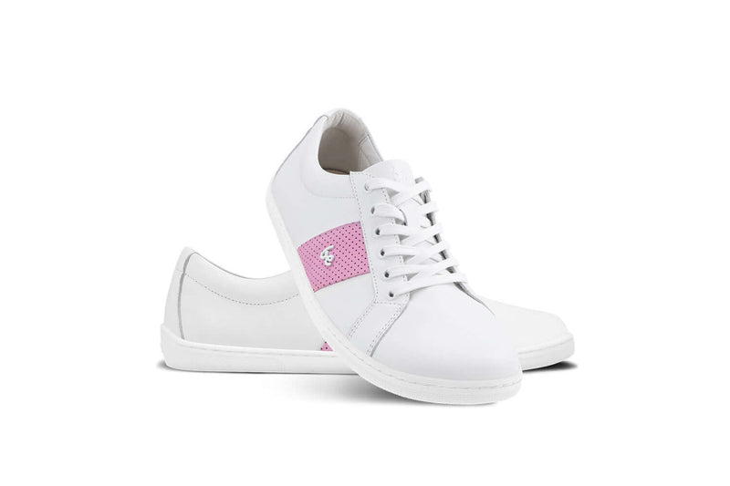 Load image into Gallery viewer, Eco-friendly Barefoot Sneakers Be Lenka Elite - White &amp; Pink
