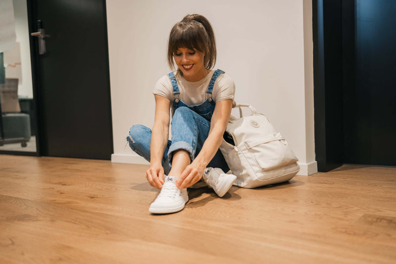 Load image into Gallery viewer, Eco-friendly Barefoot Sneakers Be Lenka Rebound - All White
