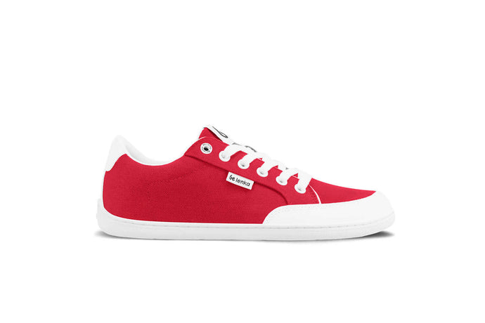 Eco-friendly Barefoot Sneakers Be Lenka Rebound - Red & White