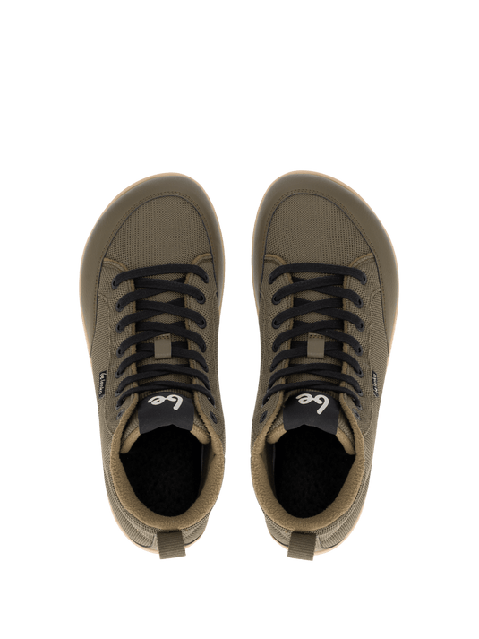 Be Lenka Rebound Thermo Barefoot Sneakers – Army Green