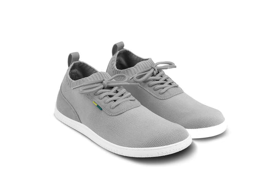 Eco-friendly Barefoot Sneakers - Be Lenka Stride - Grey & White