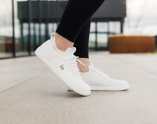 Eco-friendly Barefoot Sneakers Be Lenka Swift - All White