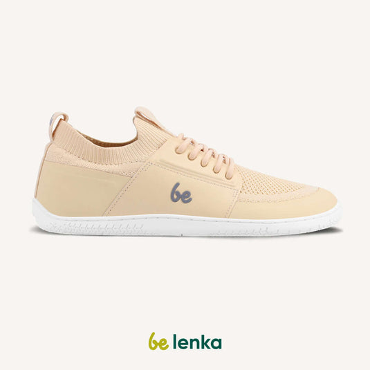 Eco-friendly Barefoot Sneakers Be Lenka Swift - Beige Cream