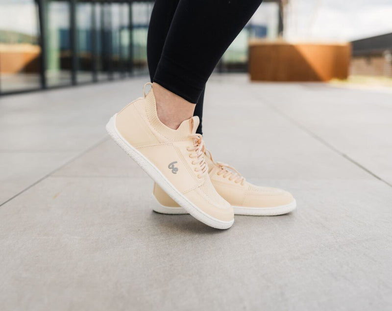 Load image into Gallery viewer, Eco-friendly Barefoot Sneakers Be Lenka Swift - Beige Cream
