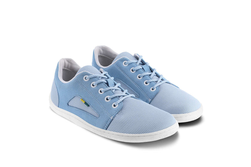 Load image into Gallery viewer, Eco-friendly Barefoot Sneakers - Be Lenka Whiz - Light Blue
