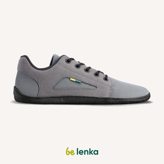 Eco-friendly Barefoot Sneakers - Be Lenka Whiz - Grey