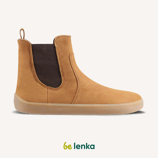 Eco-friendly Barefoot Boots Be Lenka Entice Neo - Cinnamon Brown