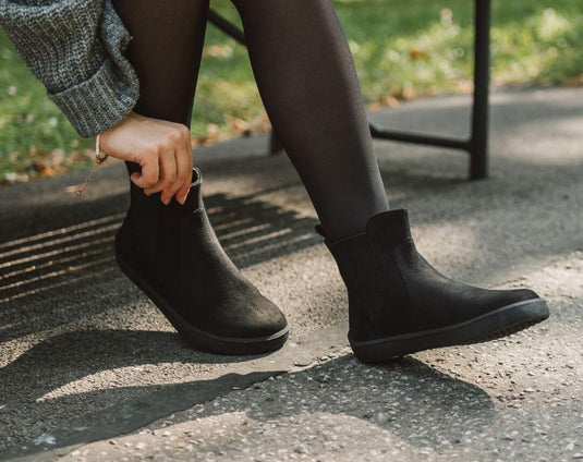 Eco-friendly Barefoot Boots Be Lenka Entice Neo - Matt Black