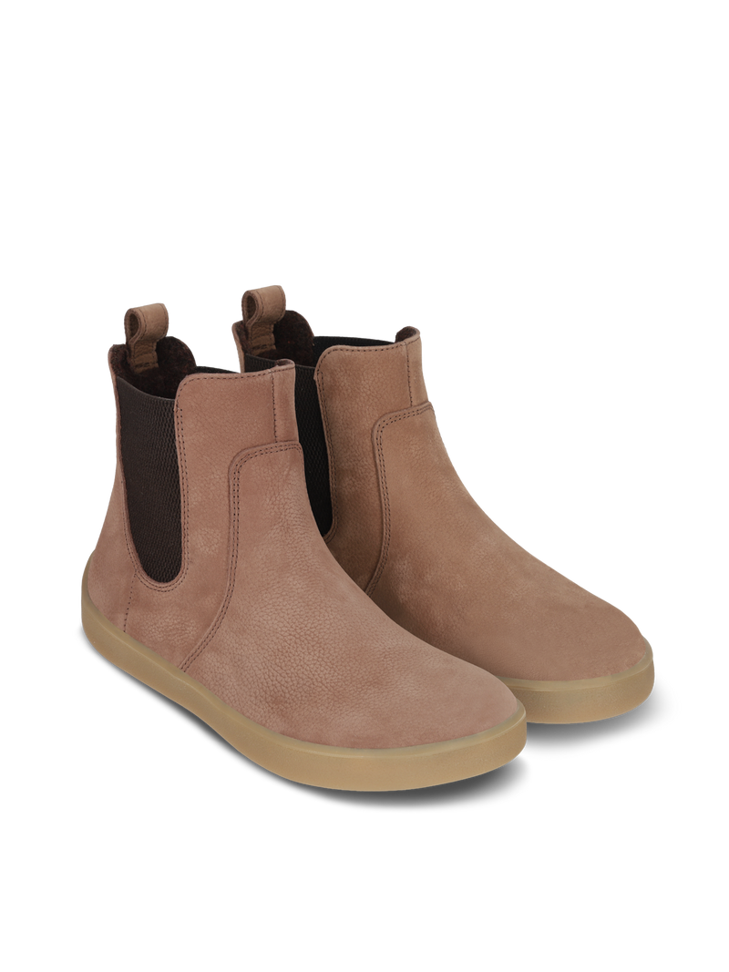 Load image into Gallery viewer, Be Lenka Entice Neo Barefoot Boots in matte brown with a stylish design and comfortable fit.

