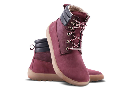 Eco-friendly Barefoot Boots Be Lenka Nevada Neo - Burgundy