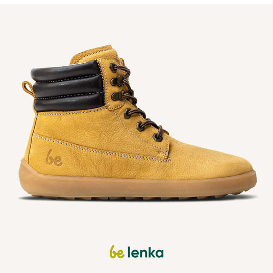 Eco-friendly Barefoot Boots Be Lenka Nevada Neo - Mustard