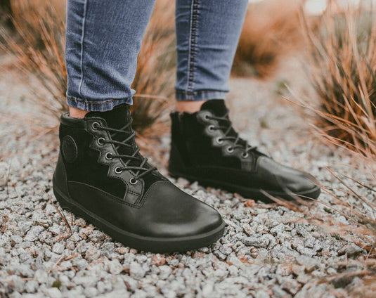 Eco-friendly Barefoot Boots Be Lenka Olympus - All Black
