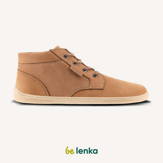 Eco-friendly Barefoot Shoes - Be Lenka - Synergy - Cognac & Beige