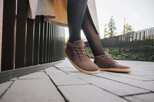 Barefoot Shoes - Be Lenka - Synergy - Fleece - Chocolate & Beige