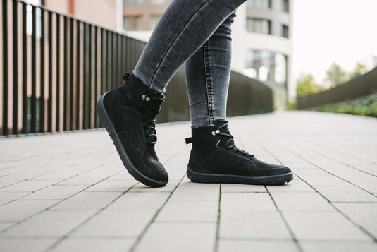 Eco-friendly Barefoot Boots Be Lenka York - All Black