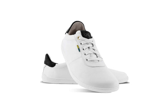 Eco-friendly Barefoot Shoes - Be Lenka - Royale - White & Black