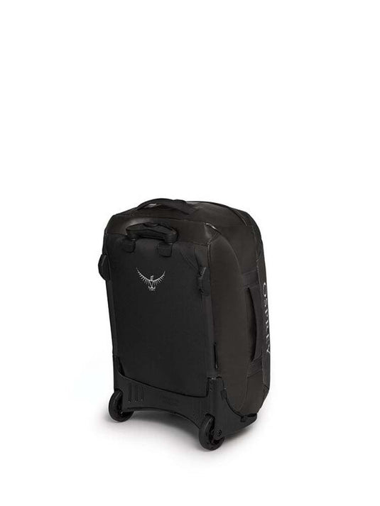 Osprey 40L Wheeled Transporter Duffel Bag Travel Carry On Suitcase in Black