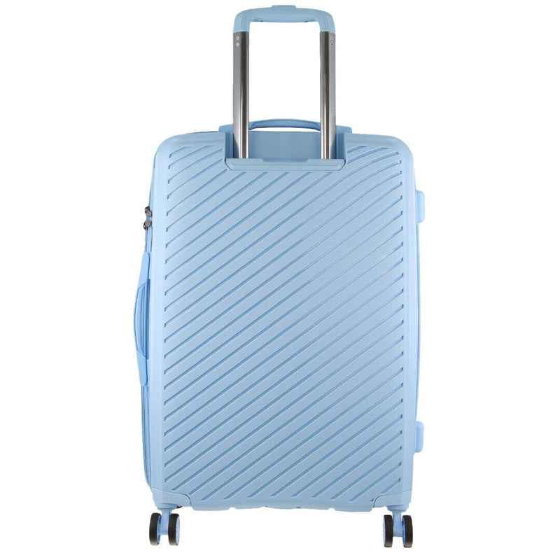 Load image into Gallery viewer, Monaco Checked Luggage Bag Travel Carry On Suitcase 65cm (82.5L) - Blue
