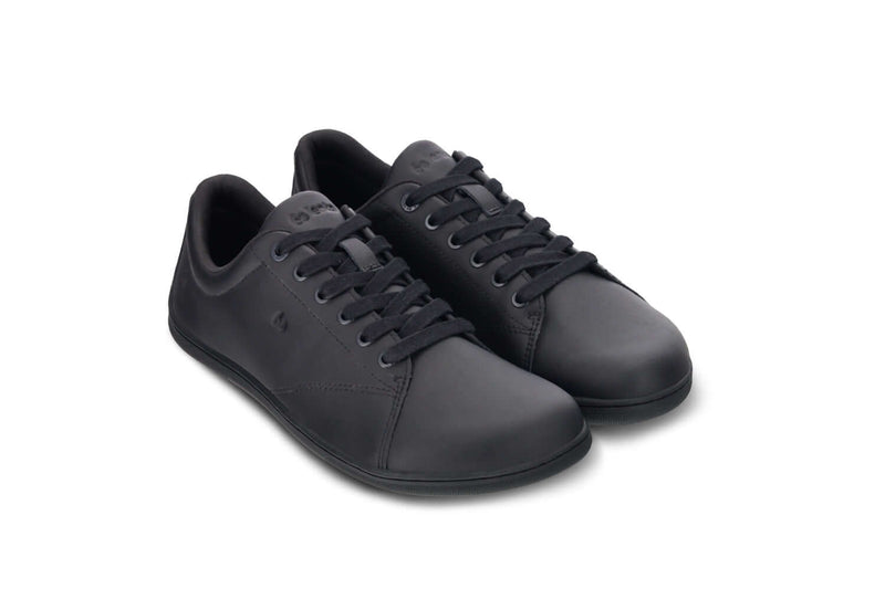 Load image into Gallery viewer, Be Lenka Core all black barefoot sneakers made of high-quality leather, stylish and comfortable for everyday wear.
