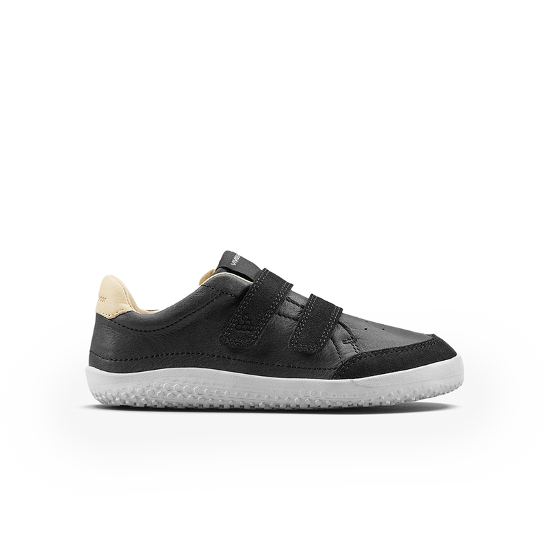 Load image into Gallery viewer, Vivobarefoot Gobi Sneaker Kids Obsidian
