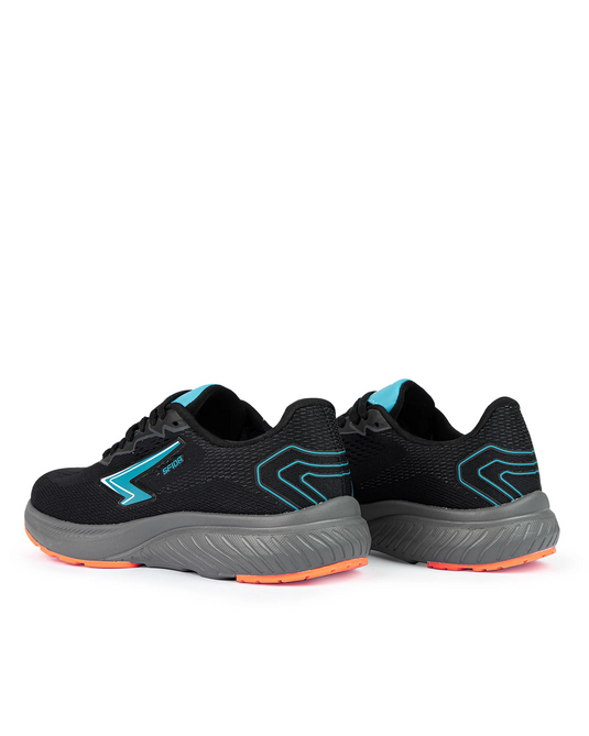 Brazen Boys Runner - Black/Teal Lace-2