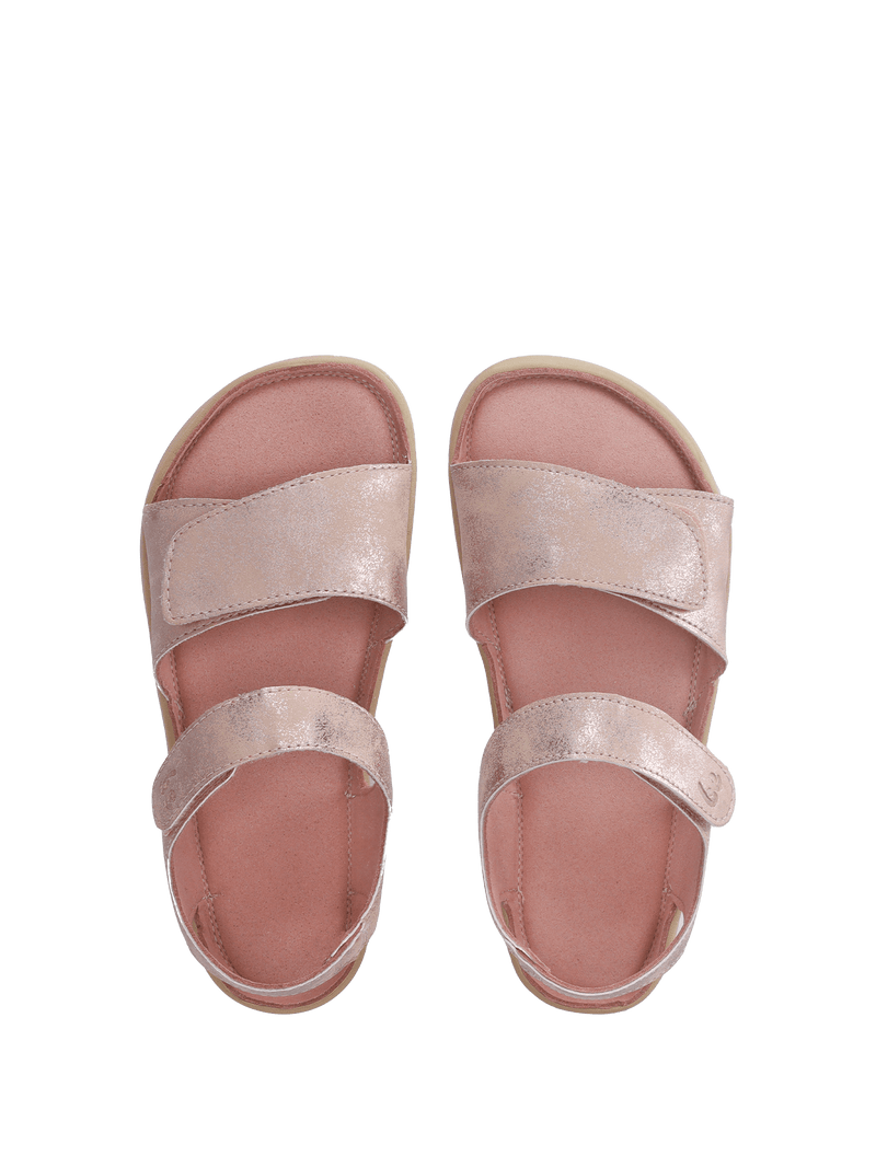 Load image into Gallery viewer, Kids&#39; barefoot sandals Be Lenka Miami Junior - Coral Sparkle
