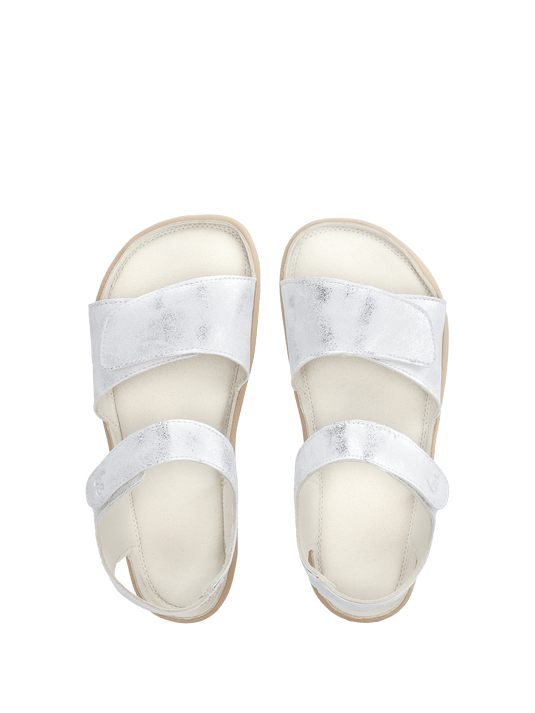 Be Lenka Miami Kids Barefoot Sandals – Off White Sparkle