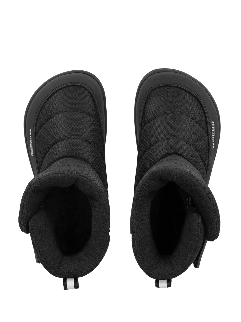 Load image into Gallery viewer, Kids Barefoot Snow Boots – Be Lenka Ailo All Black
