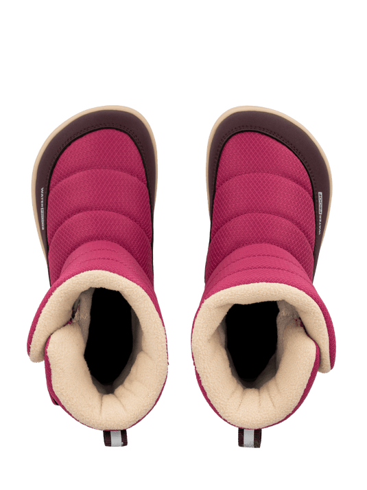 Be Lenka Ailo Junior Kids Barefoot Snow Boots - Berry