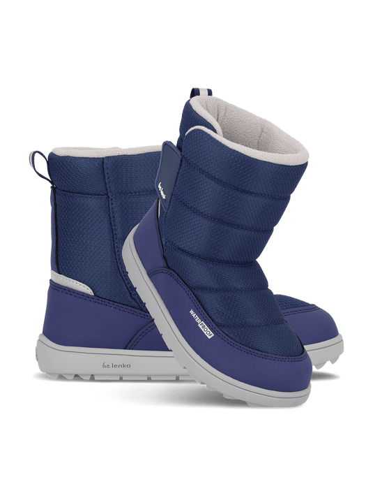 Kids Barefoot Snow Boots – Be Lenka Ailo Dark Blue