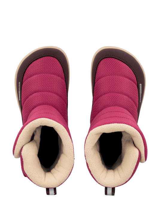 Be Lenka Ailo Preschool Kids Barefoot Snow Boots – Berry