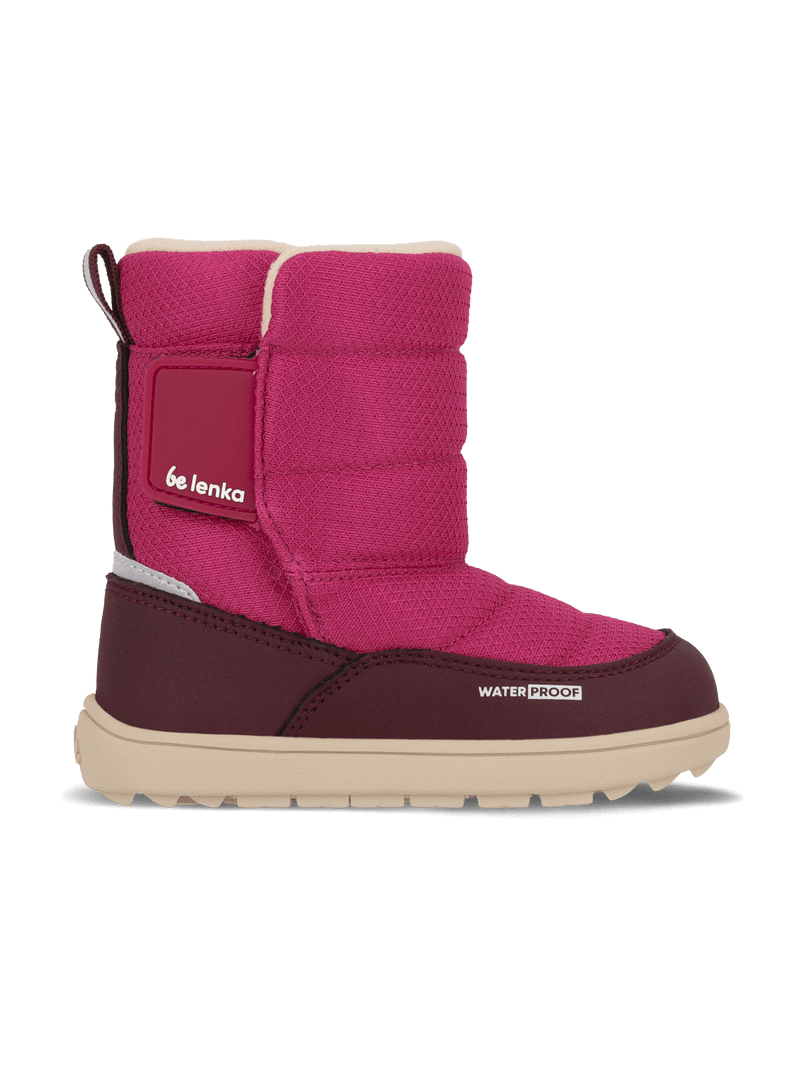 Load image into Gallery viewer, Be Lenka Ailo Preschool Kids Barefoot Snow Boots – Berry
