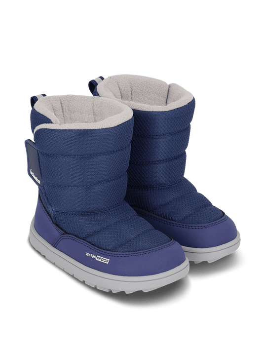 Be Lenka Ailo Preschool Kids Barefoot Snow Boots – Dark Blue